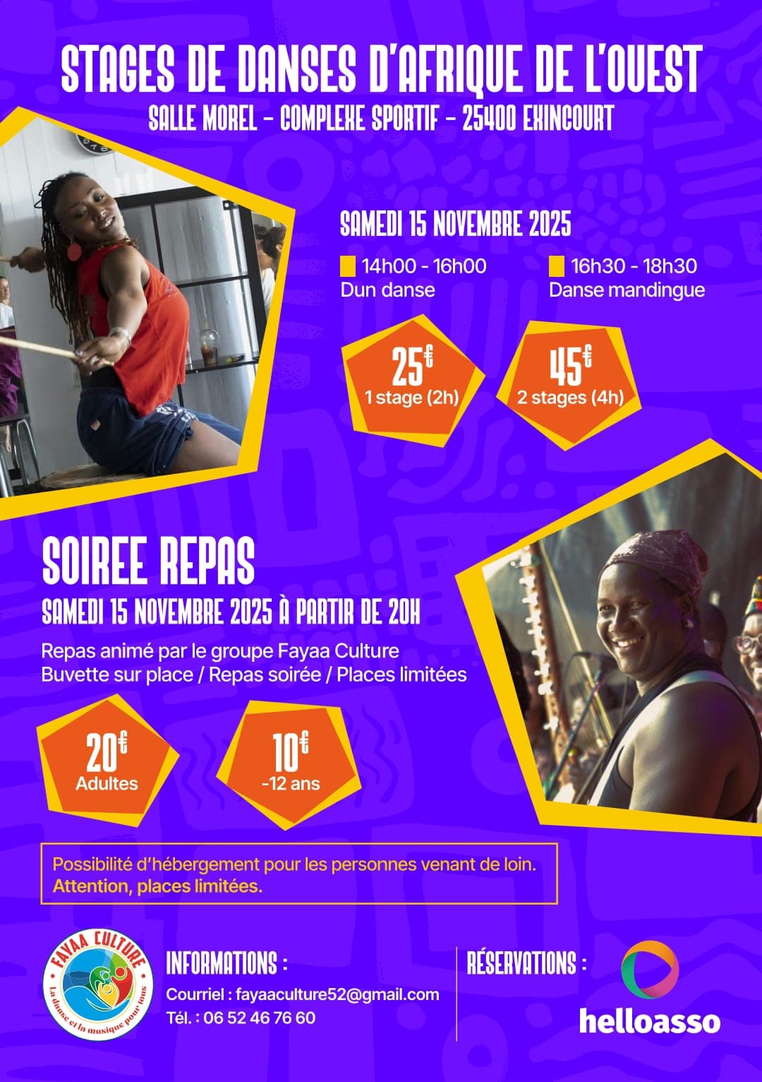 Stages de danses d'Afrique de l'Ouest + Soirée Repas - image 2